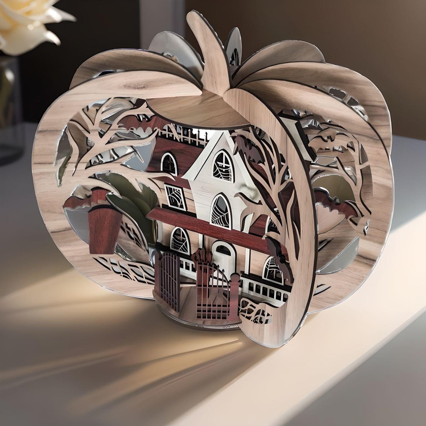 3D Pumpkin Haunted Mansion
