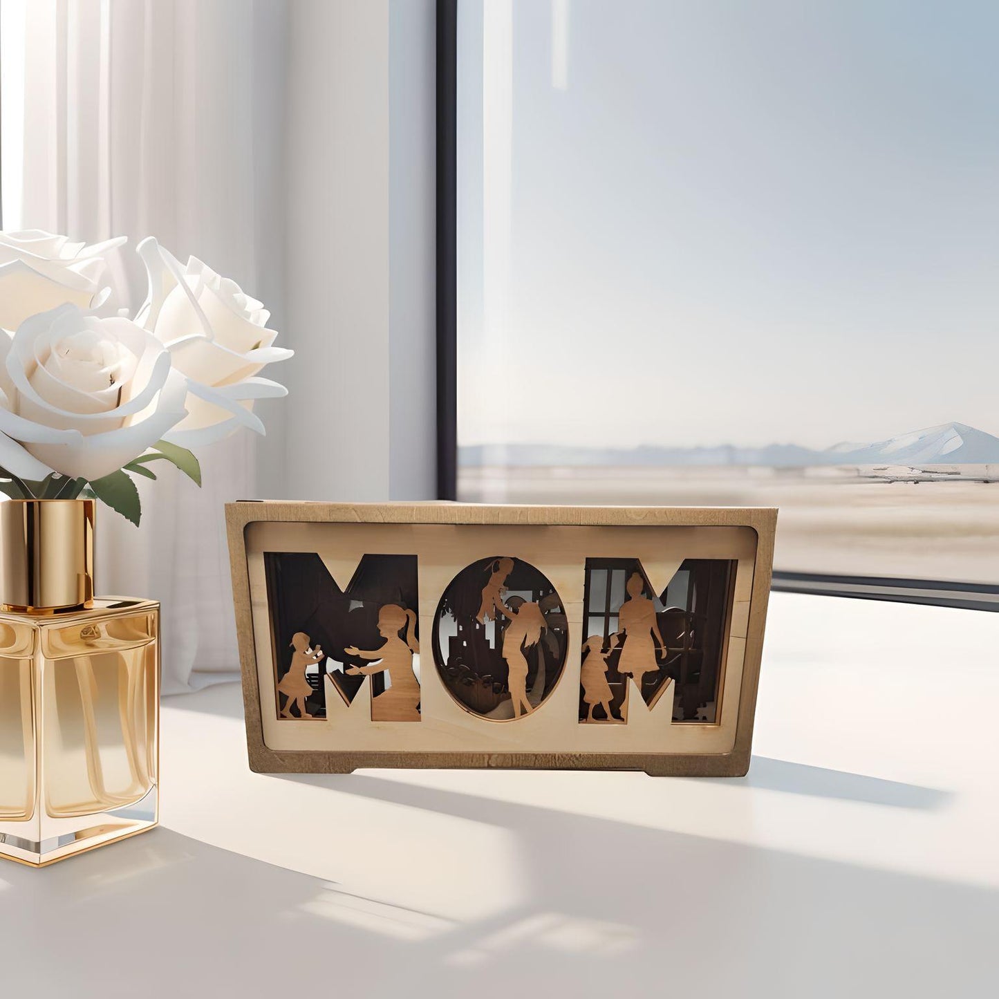 Mom & Daughter Multilayer Shadow Box