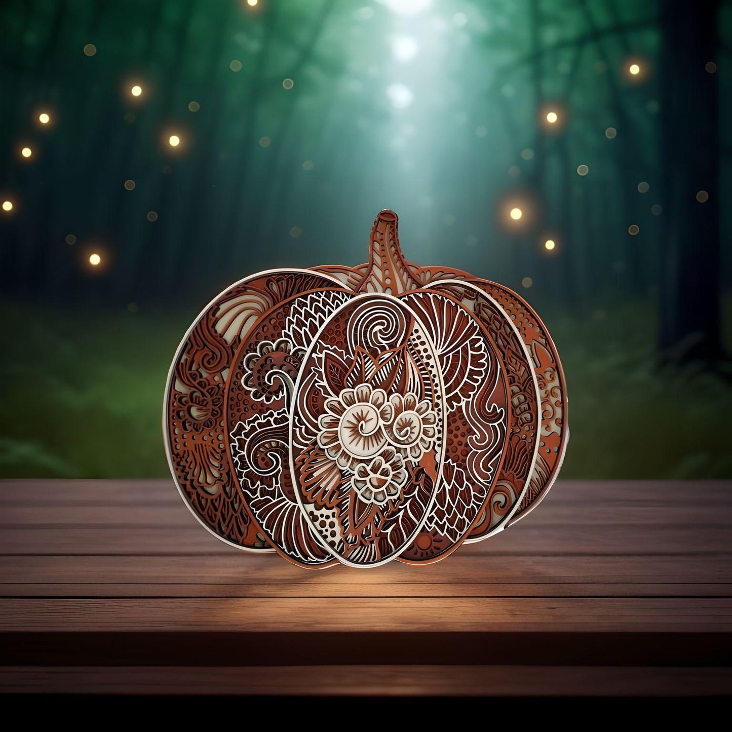 Multi-Layer Pumpkin Wall Decor