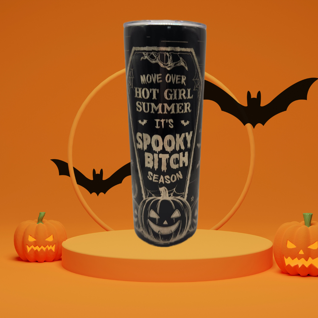 Spooky B Halloween Skinny Tumbler (20oz)